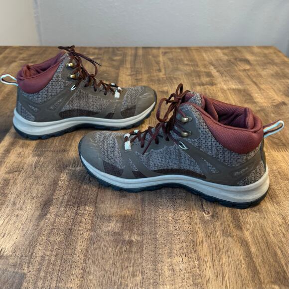 KEEN Terradora II Waterproof Mid Hiking Boots Canteen/Andorra Women’s Size 7.5 - Picture 7 of 12